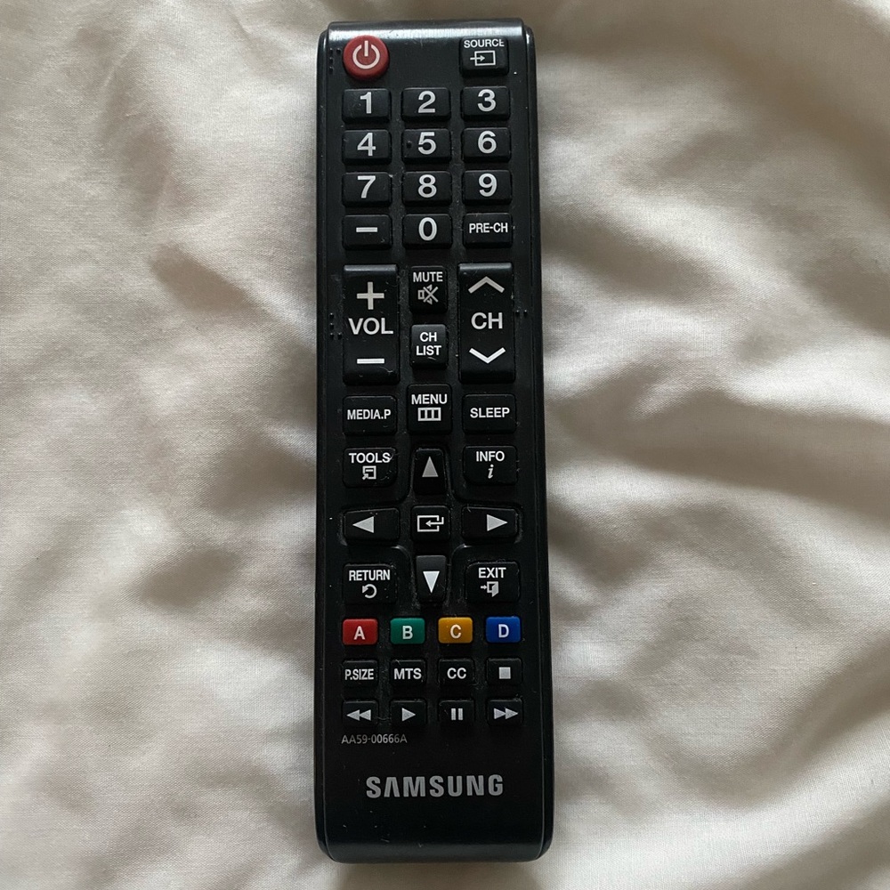 Samsung Black Remote Control Model AA59-00666A
